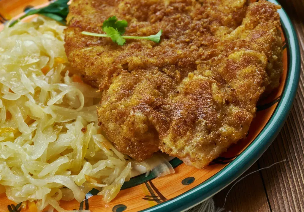 kotlety schabowy w centrum Warszawy